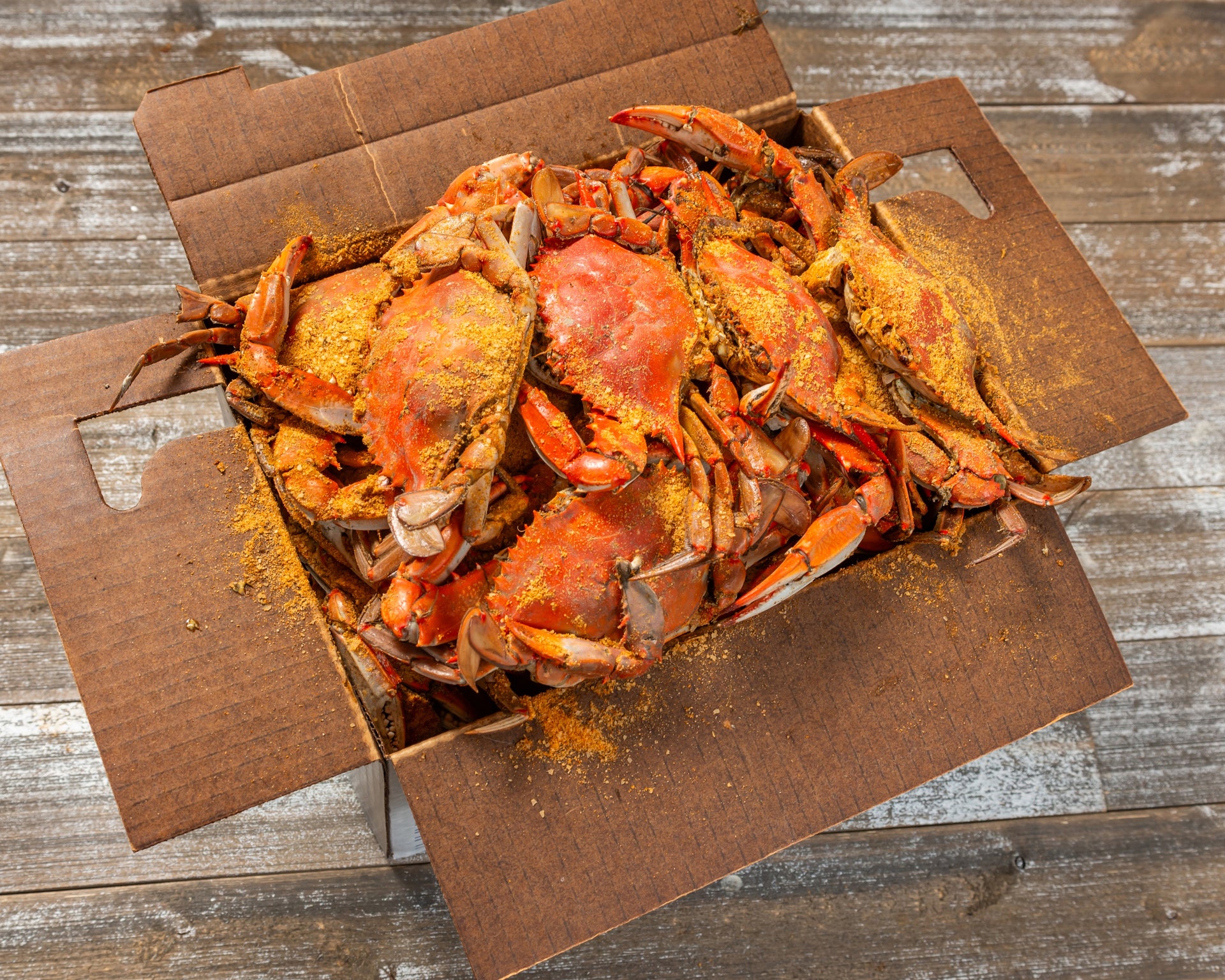 Heavy Male Blue Crabs