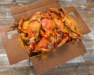 Heavy Male Blue Crabs