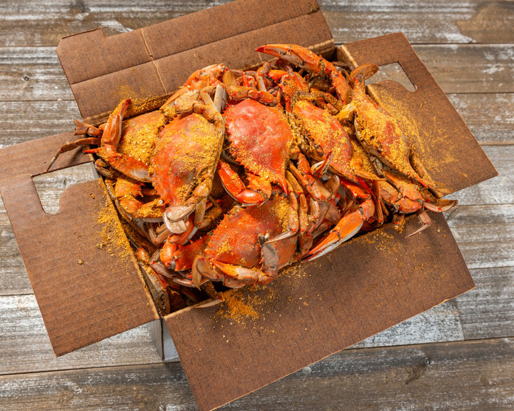 Heavy Male Blue Crabs