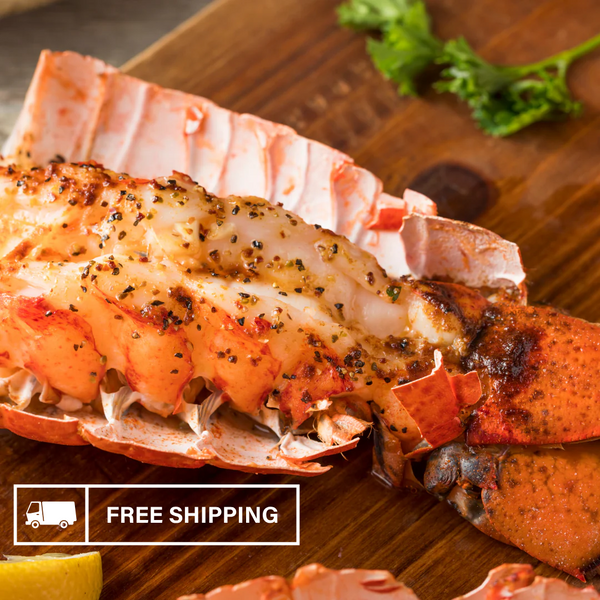 Buy 6 Maine 5-6 oz Lobster Tails, Get 6 FREE