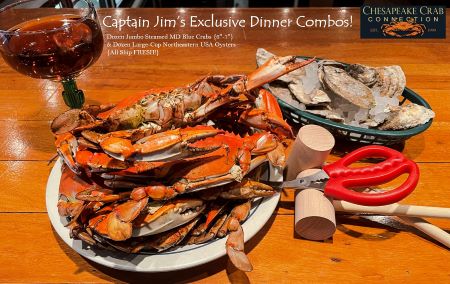 Captain Jim's Exclusive Dinner Combos!