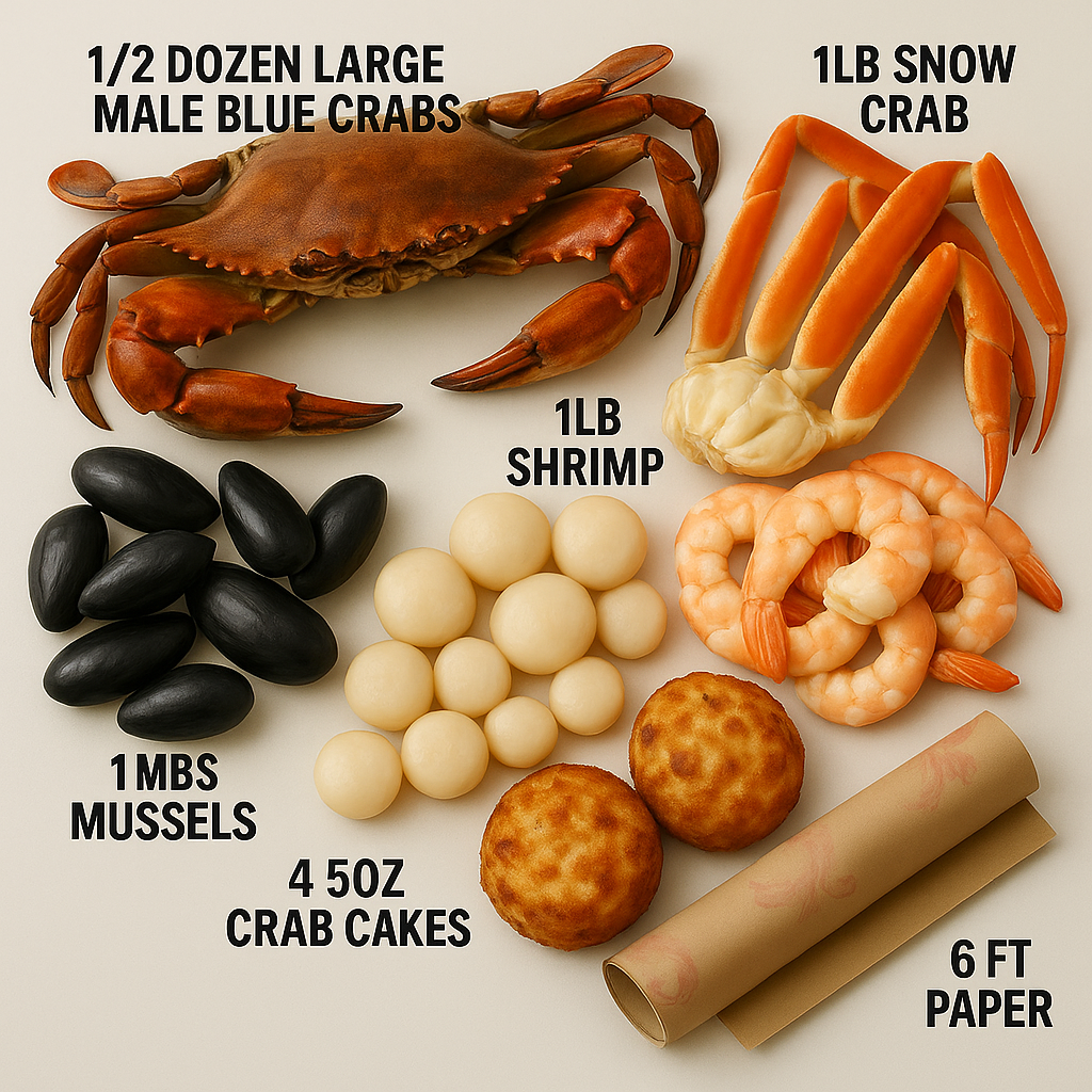 Seafood Sampler #3