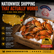Heavy Male Blue Crabs