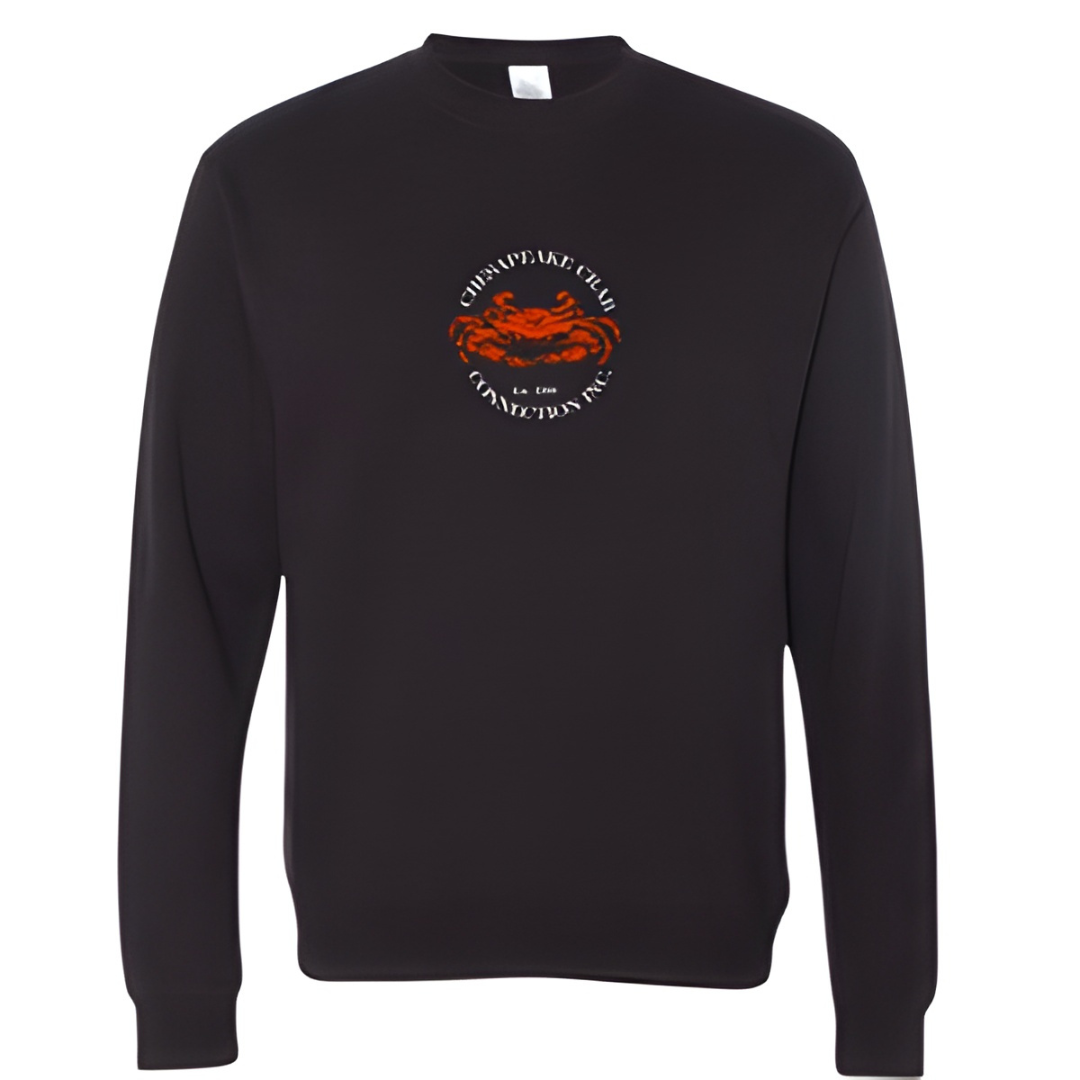 Unisex Midweight EmbroideredCrewneck Sweatshirt